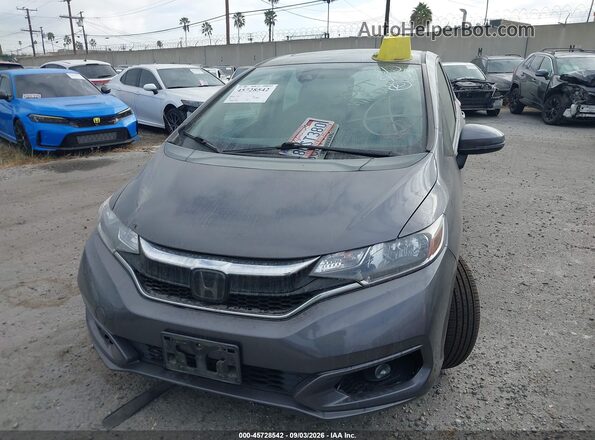 3HGGK5H88JM725930 2018 HONDA FIT Gray Սալոնի հետևի տեսք