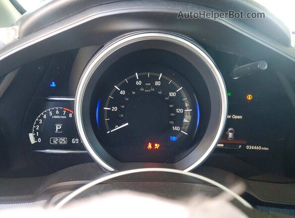 3HGGK5H88LM716499 2020 HONDA FIT Black Vista del cuadro de instrumentos