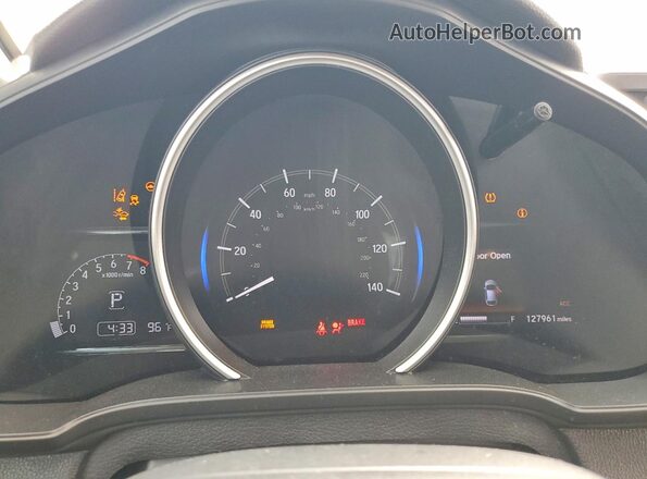 3HGGK5H89JM717996 2018 HONDA FIT Silver Widok zestawu wskaźników