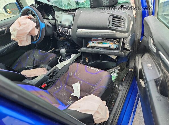 3HGGK5H89KM716400 2019 HONDA FIT Blue Առջևի վահանակի տեսք
