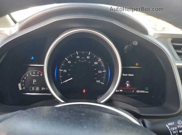 3HGGK5H89KM738073 2019 HONDA FIT Серебряный Вид щитка приборов