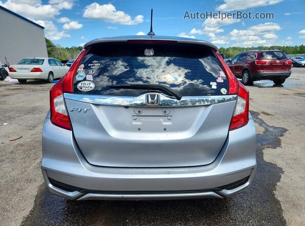 3HGGK5H8XJM701676 2018 HONDA FIT Gray Вид ззаду