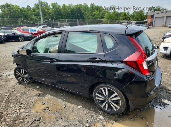 3HGGK5H8XJM716131 2018 HONDA FIT Черный Задняя левая четверть