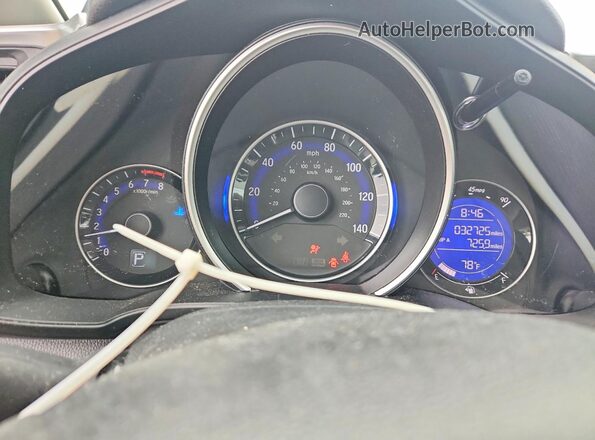 3HGGK5H90HM703326 2017 HONDA FIT White ხელსაწყოთა პანელის ხედი
