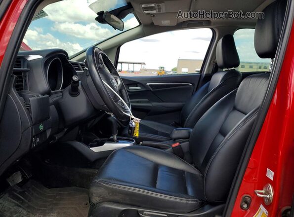 3HGGK5H91JM700456 2018 HONDA FIT Red Vista interior delantera