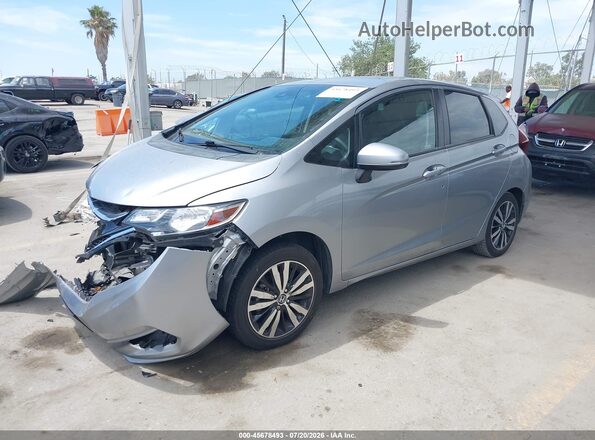 3HGGK5H95KM734417 2019 HONDA FIT Серебряный Передняя левая четверть