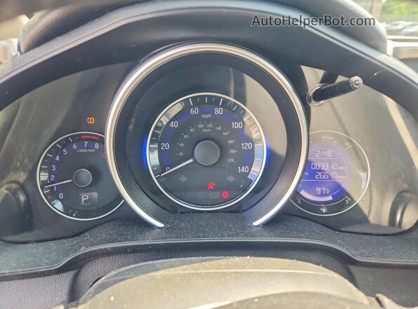 3HGGK5H96GM704964 2016 HONDA FIT Silver Vista del cuadro de instrumentos