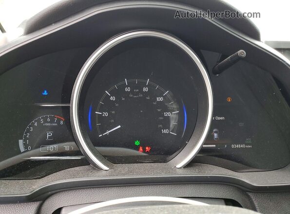 3HGGK5H98LM717449 2020 HONDA FIT Black Instrument cluster view