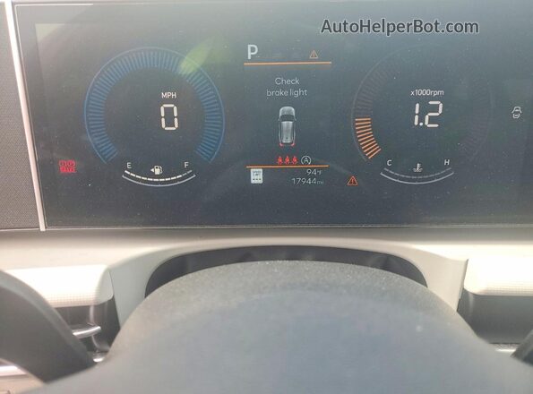 3KMJB3DE7SE019416 2025 HYUNDAI TUCSON Black ხელსაწყოთა პანელის ხედი