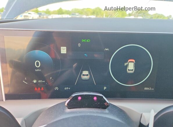 3KMJC3DE5SE006113 2025 HYUNDAI TUCSON Black Instrument cluster view