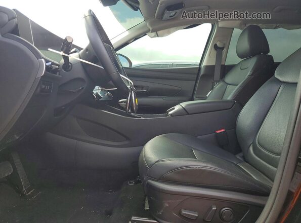 3KMJC3DE6SE006542 2025 HYUNDAI TUCSON Black Widok wnętrza z przodu