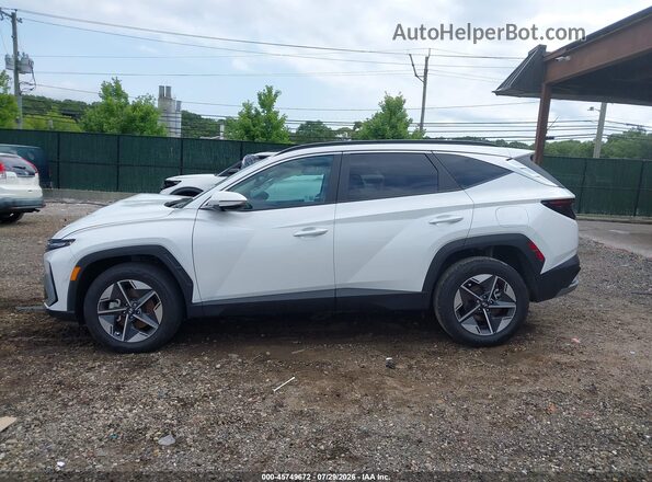3KMJCCDE2SE015240 2025 HYUNDAI TUCSON White Սալոնի 360 աստիճան տեսք
