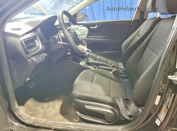3KPA24AB0KE210789 2019 KIA RIO Black Front interior view
