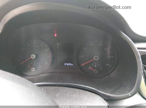 3KPA24AB1KE187698 2019 KIA RIO White Հետևի նստատեղերի տեսք