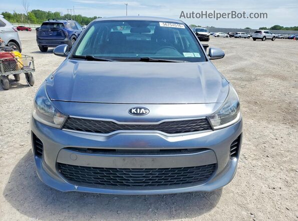 3KPA24AB1KE204841 2019 KIA RIO Gray წინა ხედი