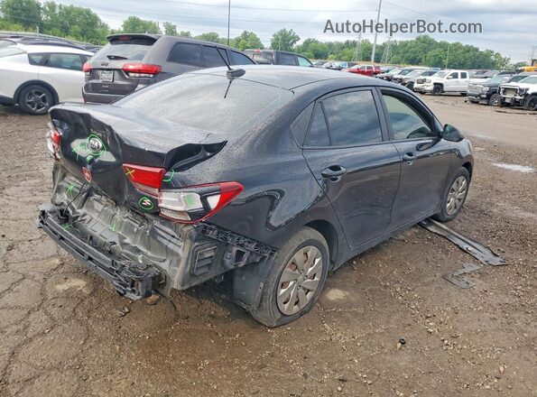 3KPA24AB2JE045391 2018 KIA RIO Черный Задняя правая четверть