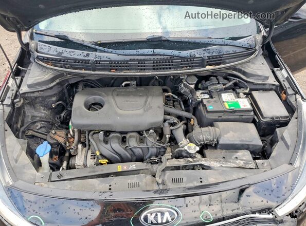 3KPA24AB2JE045391 2018 KIA RIO Черный Вид задней части салона