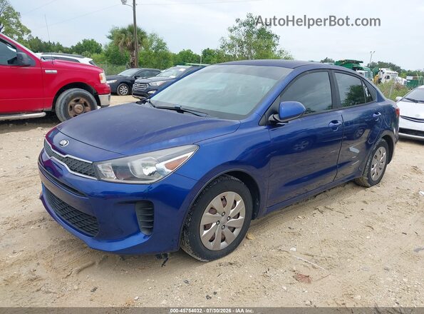 3KPA24AB2JE144518 2018 KIA RIO Blue Przód lewy