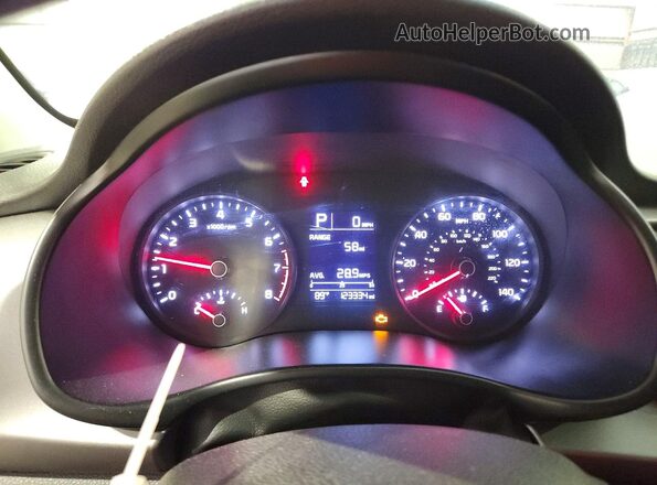 3KPA24AB2KE180002 2019 KIA RIO Белый Вид щитка приборов