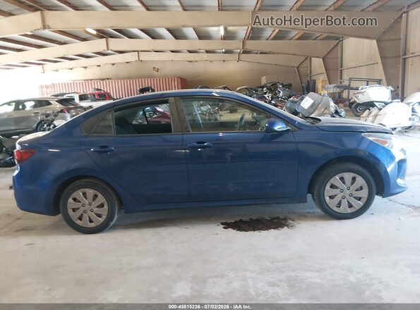 3KPA24AB2KE200474 2019 KIA RIO Blue Widok wnętrza z tyłu