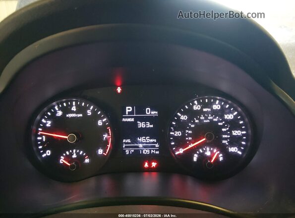 3KPA24AB2KE200474 2019 KIA RIO Blue Widok tylnych siedzeń