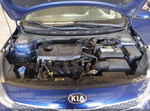 3KPA24AB2KE200474 2019 KIA RIO Blue Widok z tyłu