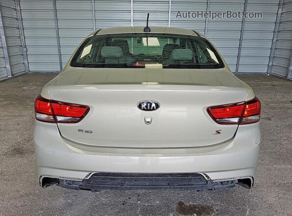 3KPA24AB3JE059042 2018 KIA RIO Beige Հետևի տեսք