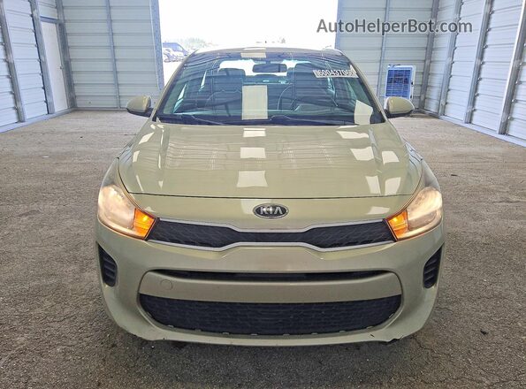 3KPA24AB3JE059042 2018 KIA RIO Beige Դիմացի տեսք