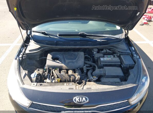 3KPA24AB3JE071305 2018 KIA RIO Black Հետևի տեսք
