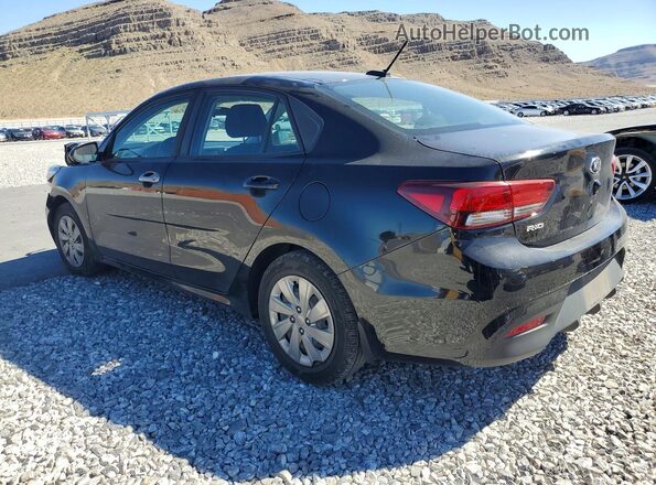 3KPA24AB3KE241325 2019 KIA RIO Black უკანა მარცხენა