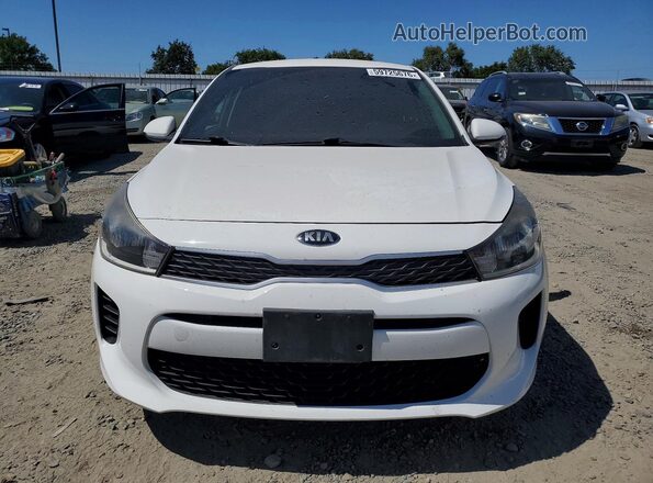 3KPA24AB4KE166022 2019 KIA RIO White Вид спереду