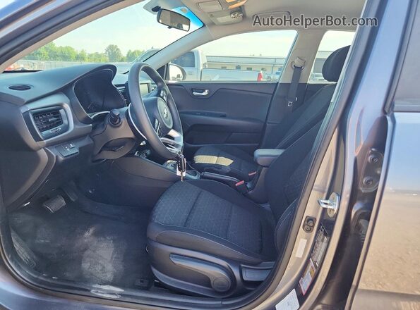 3KPA24AB4KE170765 2019 KIA RIO Charcoal Սալոնի դիմացի տեսք