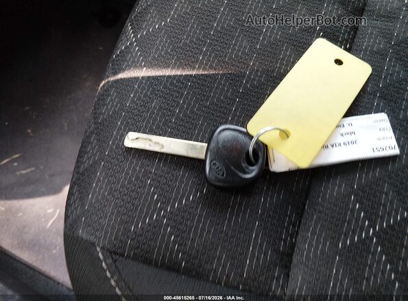 3KPA24AB4KE210729 2019 KIA RIO Black Вид панелі приладів