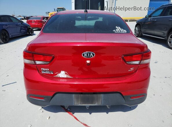 3KPA24AB5KE200727 2019 KIA RIO Red Հետևի տեսք