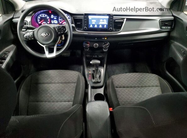 3KPA24AB5KE215969 2019 KIA RIO Silver Vista del salpicadero