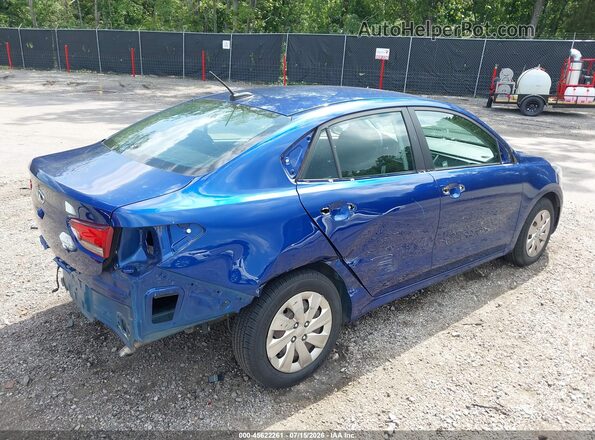 3KPA24AB7JE048125 2018 KIA RIO Синий Задняя правая четверть