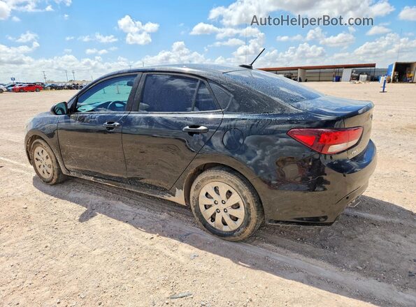 3KPA24AB7JE062896 2018 KIA RIO Black უკანა მარცხენა