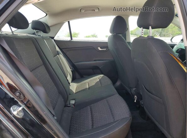 3KPA24AB7KE233101 2019 KIA RIO Black Հետևի նստատեղերի տեսք
