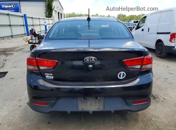 3KPA24AB7KE242526 2019 KIA RIO Черный Вид сзади