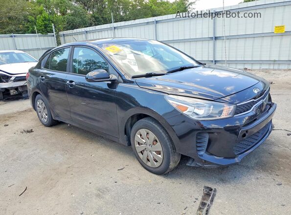 3KPA24AB7KE242526 2019 KIA RIO Черный Передняя правая четверть