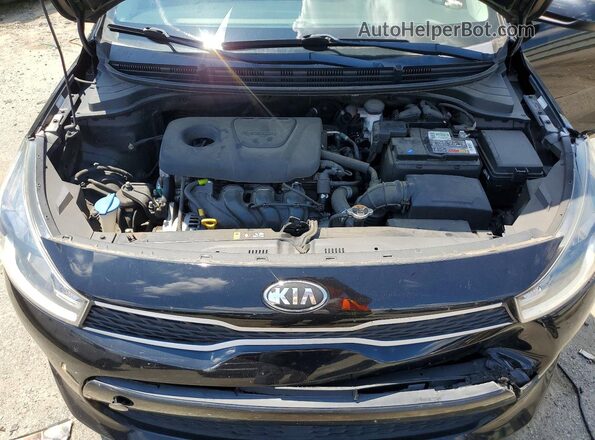 3KPA24AB7KE242526 2019 KIA RIO Черный Вид задней части салона