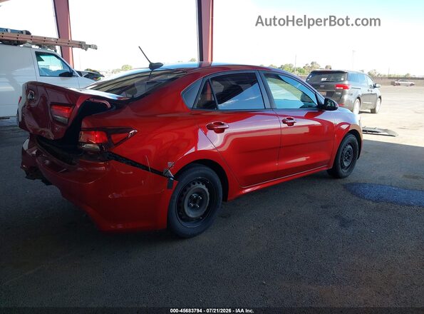 3KPA24AB8JE136827 2018 KIA RIO Red Задня права чверть