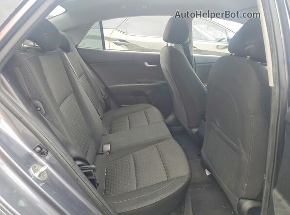 3KPA24AB8KE158604 2019 KIA RIO Gray Rear seats view