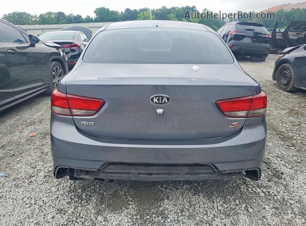 3KPA24AB8KE158604 2019 KIA RIO Gray Rear view