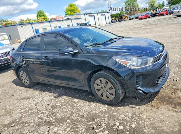 3KPA24AB8KE203735 2019 KIA RIO Черный Передняя правая четверть