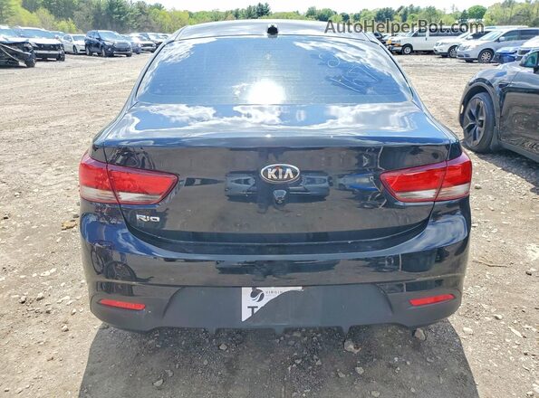 3KPA24AB8KE203735 2019 KIA RIO Черный Вид сзади