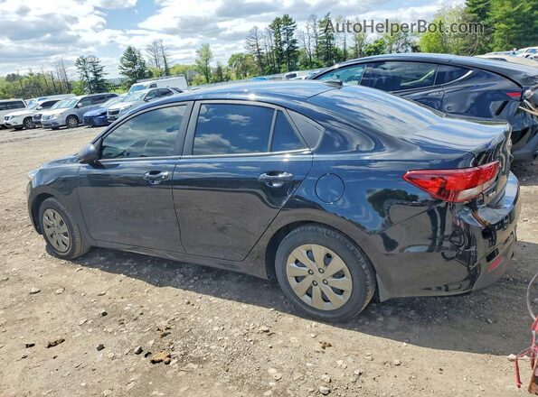 3KPA24AB8KE203735 2019 KIA RIO Черный Задняя левая четверть