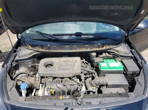 3KPA24AB8KE203735 2019 KIA RIO Черный Вид задней части салона