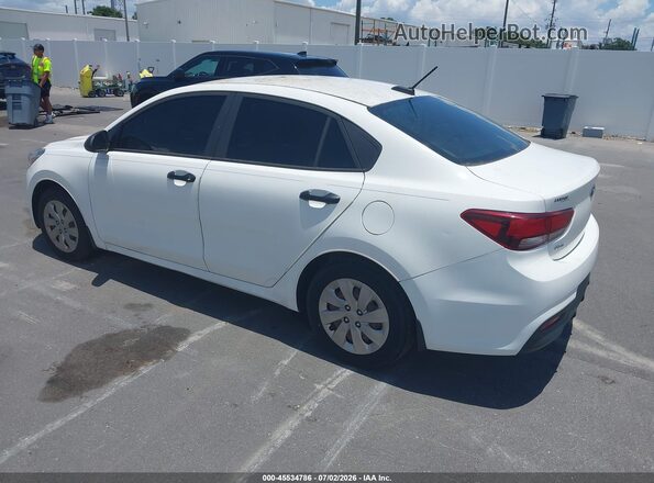 3KPA24AB9JE071583 2018 KIA RIO White Հետևի ձախ
