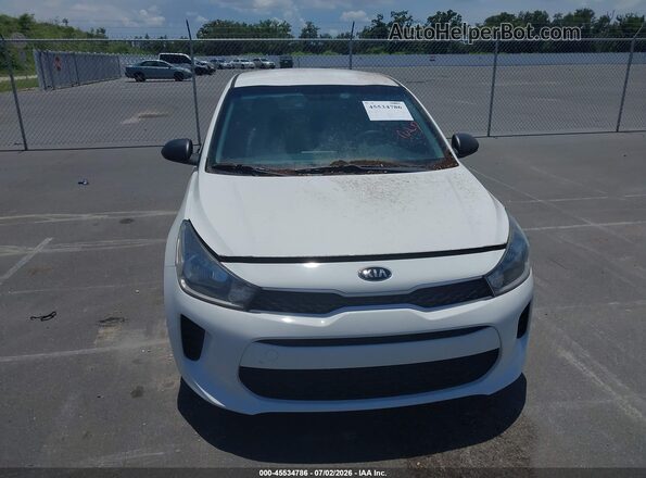 3KPA24AB9JE071583 2018 KIA RIO White Դիմացի տեսք